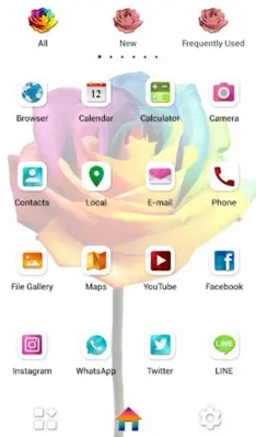 Rainbow Rose android App screenshot 1